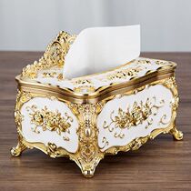 Xinjiang Paper Box European Living Room Simple and Cute Home Paper Box Creative Coffee Table Tissue Box Bedside Table