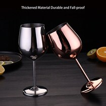 Factory Sales Stainless Steel Red Wine Goblets CoppeOr Plated Red Wi