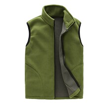 PETUTWO Outdoor men and women couples fleece vest cardigan soft shell polar fleece work clothes group clothes