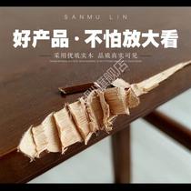 Sufa dyed end a solid wood square stool household wooden stool living room stool Chinese retro commercial square stool square wooden stool