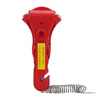 Anti-theft and rescue police car safety car hammer window breaker artifact car multi-functional escape fire V hammer bus death report