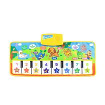 Factory sales blanket music children h piano dancing game foot toy mat baby piano crawling educational function baby