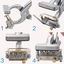 Aluminum alloy ear pliers D pliers number letter tattoo pliers for pigs cattle sheep and dogs ear size pliers coding pliers ink tattoo pliers