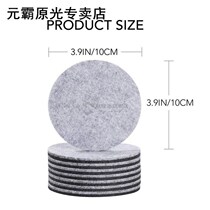 10PCS Coaster Set Felt Coaster Drink Cup Coffee Mug Pad Cup