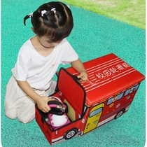 Childrens roller skate storage box storage stool can sit on single room backpack roller skate stool folding car storage box