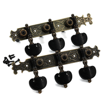 Taiwanese classical guitar tuners three-in-one upper y-stringer knobs button shaft strings quasi-copper color all-metal