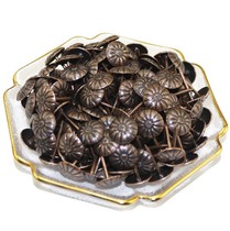 Sufa bedside soft bag hard bag bubble nails sofa cabinet antique bronze iron nails chrysanthemum willow nails hardware round head soft bag
