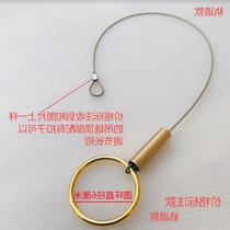 Rack hanging clothes chain hanging gold hanging ring clothing store window ceiling hanging hook wall fixed hanging clothes wire rope ring