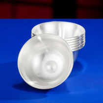 Sufa Buddha Cup Water Cup Buddha Supplies S990 Pure Silver Smooth Water Supply Bowl Buddhist Hall Offerings Complete Set of Seven Offering Cups