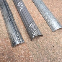 Iron gate door seam decorative strip door center line iron forged gate accessories