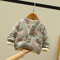 Sufa boys down jacket childrens light down jacket baby girls cotton coat baby winter coat thickened jacket Korean version