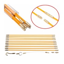 10pcs Cable Pulling Rods Flexible Acrylic Connection Fibergl