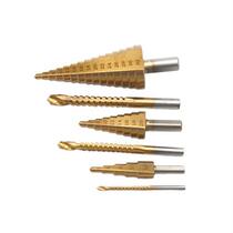 6Pcs 4-12 20 32mm HSS Steel Titanium Step Drill Bit Set Meta