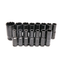 Electric screwdriver socket extended open socket head scaffold wrench socket 19 22 Dayi head 6 8 cm