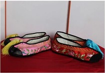 Sufa Drama Yue Opera Supplies Costume Shoes Color Shoes Embroidered D Shoes Tsing Yi Shoes Hua Dan Shoes Dance Performance Shoes