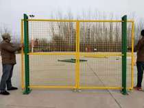 Bold new product thickened door new product E barbed wire fence orchard door warehouse car net isolation F isolation guardrail net fence