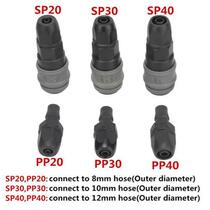 Plastic Steel C Type Pneumatic Fittings PU Tube Garden Acces