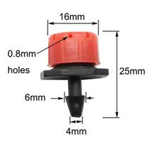 8 Holes Adjustable Dripper with Barb Tee Garden Sprinkler Ir