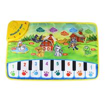 Music childrens morning blanket childrens piano puzzle o puzzle baby dance game H game foot pedal childrens teaching piano mat foot pedal boys electronic play