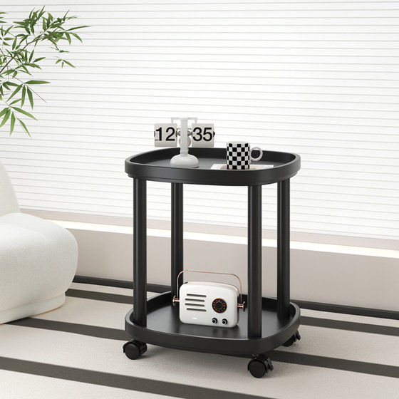 沙发边几家用移动茶几小推车床头置物架现代简约桌子迷你阳台户型