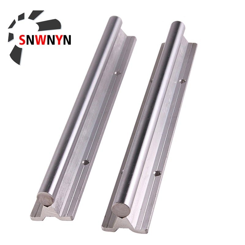 2pcs Linear Guide Rail SBR10 SBR12 SBR16 SBR20 200-1000mm Fu
