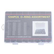 1200Pcs Nitrile Rubber O Ring Kit 24 Sizes O Rings Assortmen