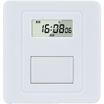 Type 86 panel timer switch wall-mounted timer socket electronic delay switch wiring type automatic power-off cycle