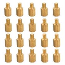 20PCS High Quality M3 6 4mm O4L0 Brass Standoff Hexagonal Sp