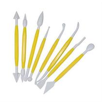 8pcs set Plastic Clay Sculpting Set Polymer Modeling Clay To