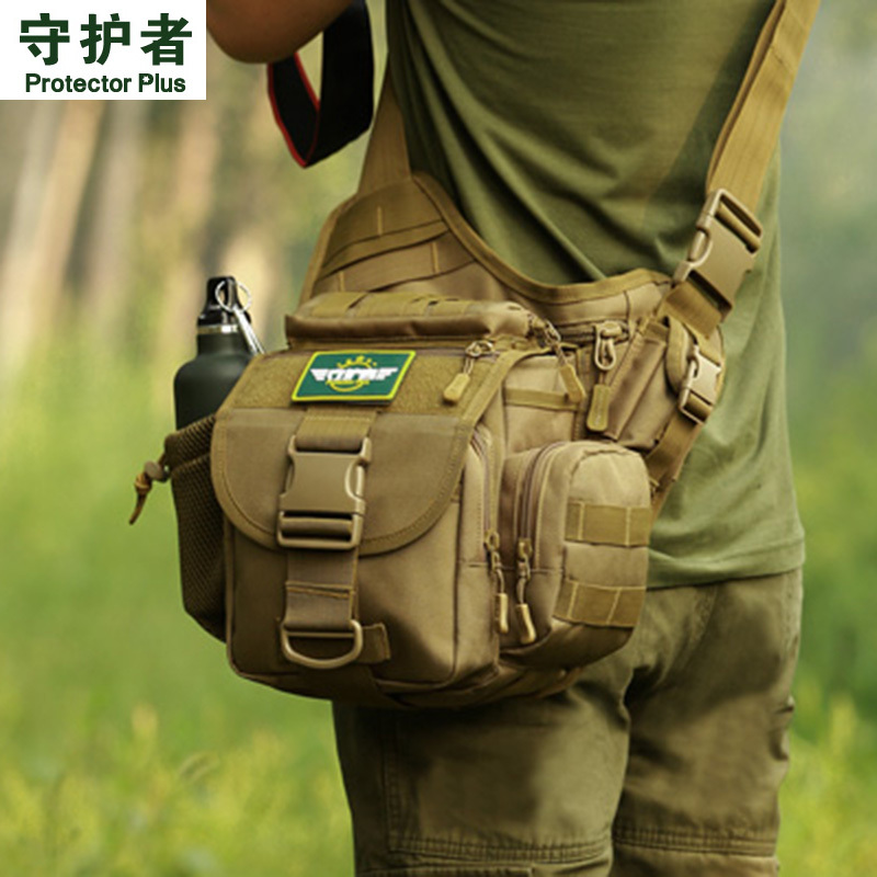 Single Anti-camera bag Diagonal Satchel small single shoulder bag Waterproof Tactical Purse Large Saddle Bag Men Road Sub Fishing Bag Outdoor Saddle Bag-Taobao