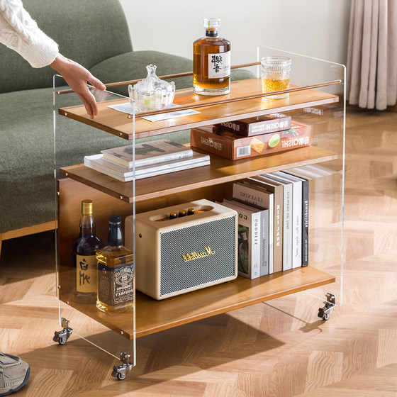 可移动沙发边几小推车创意茶几客厅家G用角几置物架卧室床头小桌