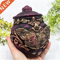 Garden Figurines Decoration Vintage Resin Moon Butterfly