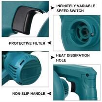 2 IN 1 Cordless Electric Air Blower Vacuum Leaf Computer Dus
