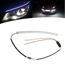 White Driving CAR Signal Soft LED Light Running urning Sty