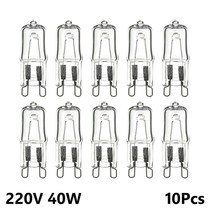 10pcs G9 Halogen Bulb Lamp For Wall Lamps 20W 25W 40W 60W 22