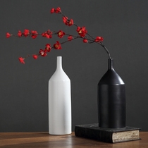 Jingdezhen handmade creative minimalist ceramic dried flower vase decoration living room flower arrangement home decoration