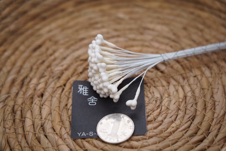 Japan Import Iron Wire Lilies Center Flowers Pistachio Flowers Hearts And Flowers DIY Handmade Dyed Bum Materials