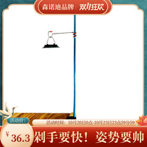 Detachable desktop clamp edge light pole hook