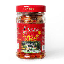 Maojia food Qunying Hui crispy 200g chili knife bean radish dried pickles Hunan specialty spicy rice packaging