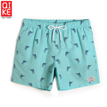 Riding summer new beach pants mens quick-drying shorts soak hot spring resort seaside loose swimming trunks