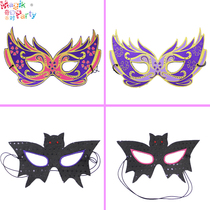 Halloween Childrens Adult Princess Mask Venetian Costume Prom Party Half Face Fake Face Bat Mask