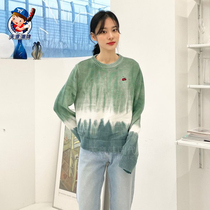 South Korea direct mail KIRSH2021 New Cherry tie dyed sweater loose color age ins Wind sweater