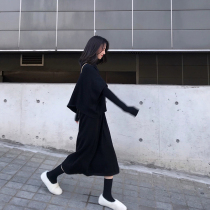 Hong Kong style retro chic spring dress celebrity temperament set 2021 new female two-piece autumn dress foreign style skirt