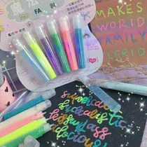  Three-dimensional magic pen 3D childrens handmade DIY glue brush Fluorescent crystal glitter Glitter brush Greeting card production