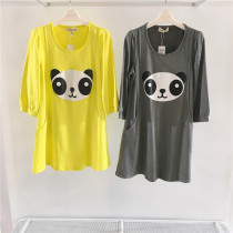 Pregnancy color special cabinet Pregnancy Dress Break Code Clear Cabin Special Panda Middle Sleeve Lactation Dress YWQ193415