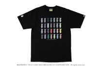 (Domestic Spot) Snow State sauce bape Mens 28 Anniversary BE@RBRICK Building Bears Joint Short Sleeve T-shirt