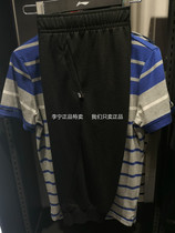 Li Ning 19 mens summer training sports casual comfortable quick-drying three-point shorts sports pants AKQP055