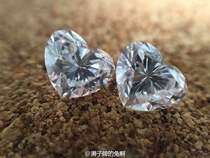 Zhenxin Zhenzhi value heart 1ct carat loose diamond GIA certificate in stock to provide a full set of customization