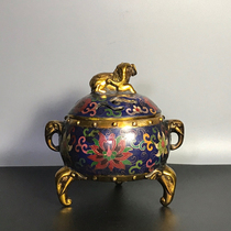 Treasured bronze Jingtai Blue Taiping with a Xiangxiang furnace -AD2551