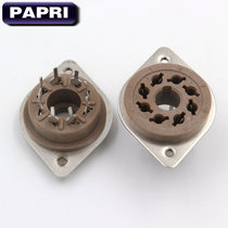 GZS8-F1 Bakelite Big 8 eight eight pin tube socket socket for 5881 6551 EL34 6V6